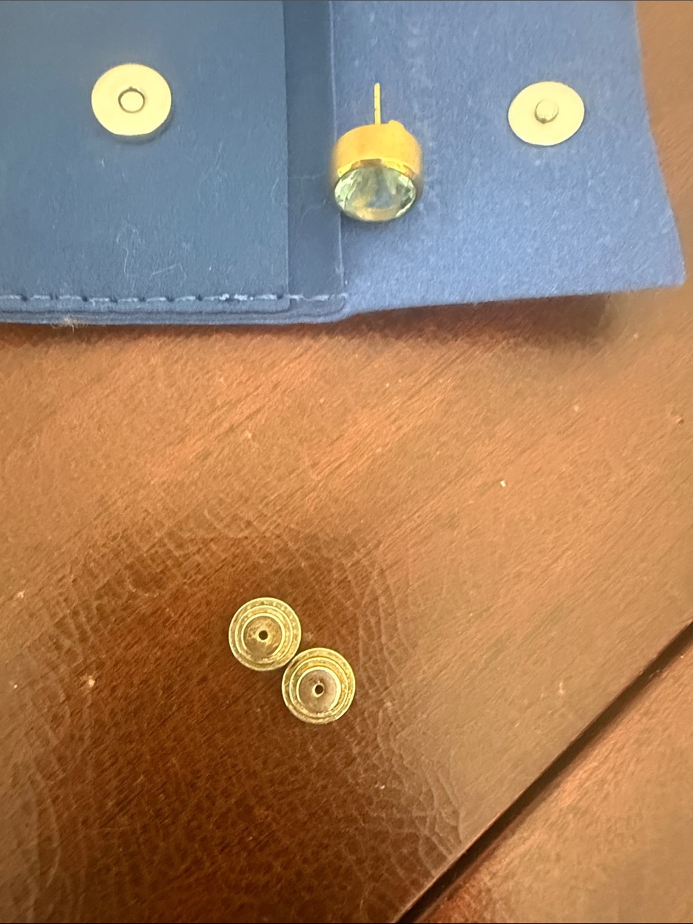 Dean Davidson Aquamarine large Knockout Studs - Picture 8 of 9